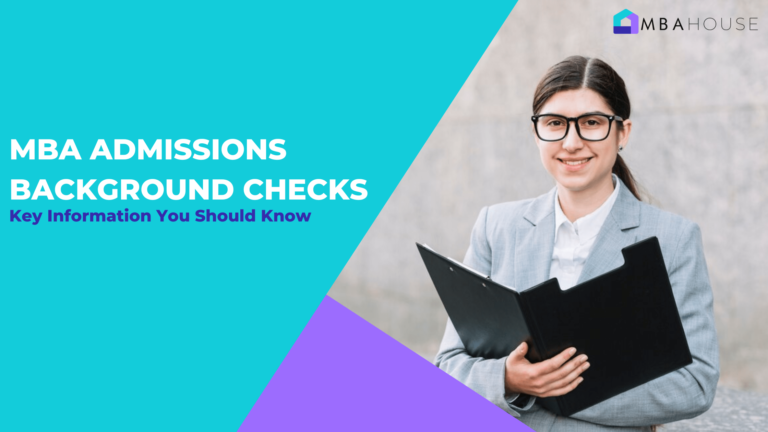 MBA Admissions Background Checks